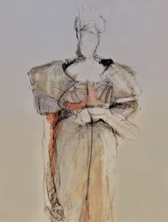 Elegant moteskisse