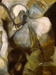 Bedende abstrakte figurer