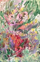 Fargerike blomster i hagen