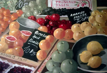 Pomelos II (akryl på panel)