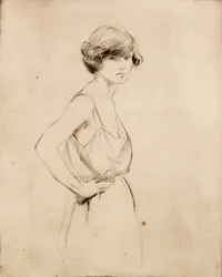 mai i Camisole (etsing)