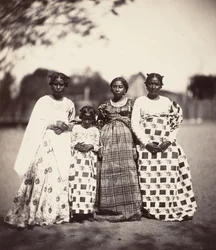 Kvinner fra Betsimisaraka, Madagaskar, 1863.