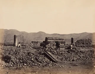 Det andre palasset i Mitla, Mexico., februar 1860.