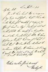 Brev fra hertugen av Wellington til general Rowland Hill, 1. februar 1828.
