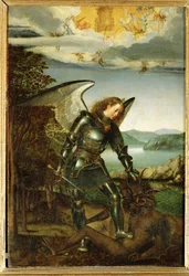 Erkeengelen Mikael (maleri på eik)