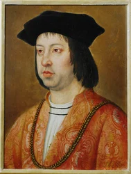 Kong Ferdinand II av Aragon … (olje på tre)