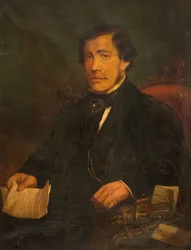 Portrett av James Fern Webster, 1862.