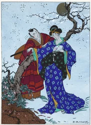 Flørtende geisha