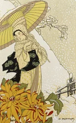 Snø i Japan