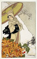 Snø i Japan