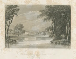 Rolleston Hall: linjegravering, nd [c 1840]