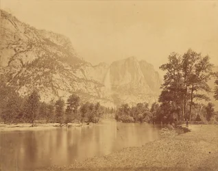 Yosemite-fossene. (Stor grizzlybjørn.) Fall 2600 fot.