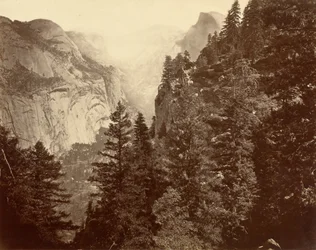 Tenaya Canyon fra Union Point, Valley of the Yosemite, 1872.