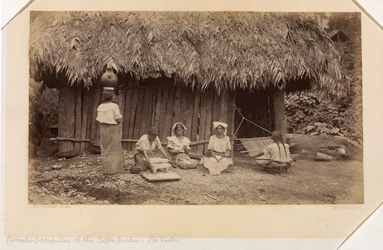 Kaffeplukkernes huslige yrker, Las Nubes, Guatemala