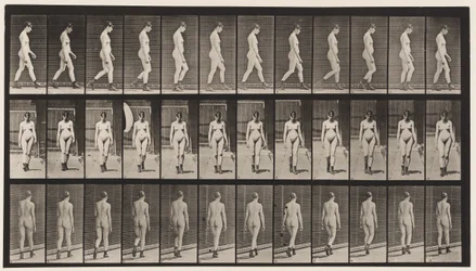 Plate 22. Gå, med høyhælte støvler på, 1872-1885