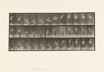 Tallerken 230. Løfter 30 lb kurv fra bakke til hode, dreiing, 1885