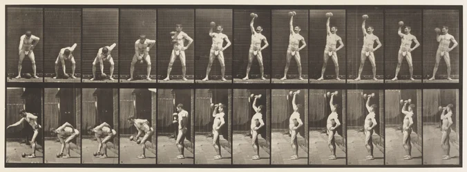 Plate 320. Løfting av en 50 lb Dumb-Bell