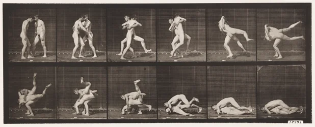 Plate 347. Wrestling, gresk-romersk, 1885
