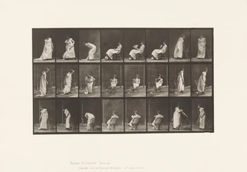 Plate 518.Sittende ned, reiser seg, etc., 1885