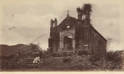 Ruinene av San Miguel-kirken, Panama, 1877 (bilde)