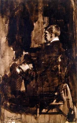 Sittende mann