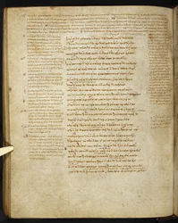 Burney 86, c.86v fra Townley Homer (vellum)