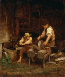 Å skjerpe ljåen, 1864