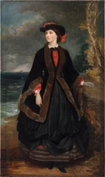 Portrett av Lady Mary Craven (olje på lerret)