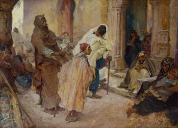 At the Door of the Wali (olje på lerret)