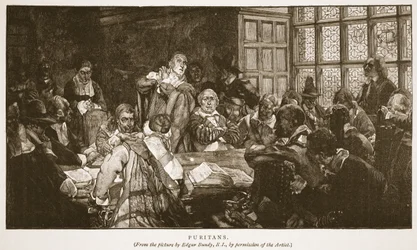 Puritaner, illustrasjon fra 