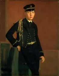 Achille de Gas og offiser kadetten