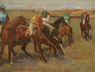 Før løpet, ca. 1882