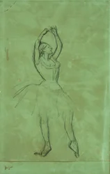 Danser med løftede armer
