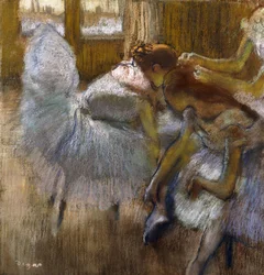 Dansere i hvile, ca. 1885