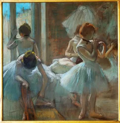 Dansere i hvile (pastell)