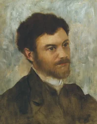 Degas - Portrait of a Man, circa 1868-1872, L 195
