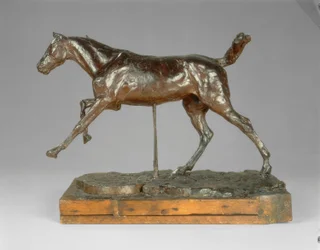 Hest galopperende på høyre fot, slutten av 1880-tallet.