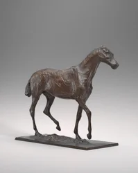 Horse Walking, original voks muligens tidlig på 1870-tallet, støpt ca. 19201921.