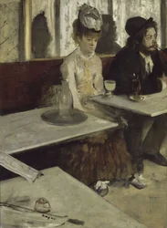 I en kafé Absinthe, 1873
