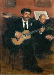 Lorenzo Pagans, spansk tenor (maleri på lerret)