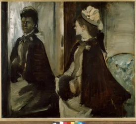 Madame Jeantaud ved speilet