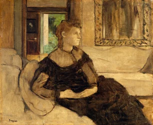 Madame Théodore Gobillard Yves Morisot, 1838-1893, 1869.