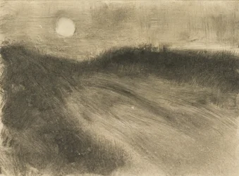 Måneoppgang, ca. 1880