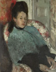 Portrett av Elena Carafa, ca. 1875 (olje på lerret)
