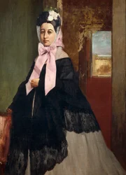 Portrett av Therese de Gas, hertuginne av Morbilli (1840–1912), kunstnerens søster