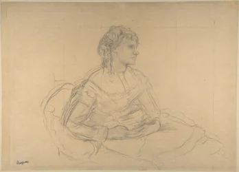 Studie til «Madame Théodore Gobillard» (Yves Morisot)