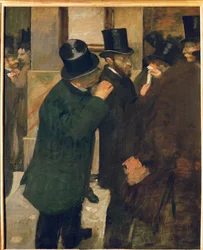 Børsen i Paris (olje på lerret)