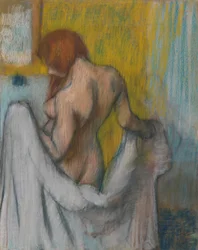 Kvinne med et håndkle, 1894 eller 1898