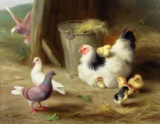 Gårdsplassscene