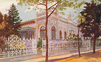 Vilino Nair, residens til admiral baron de Teffé von Hoonholtz, Petropolis,